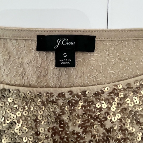 J CREW | S | Gold Sequins - Picture 2 of 16